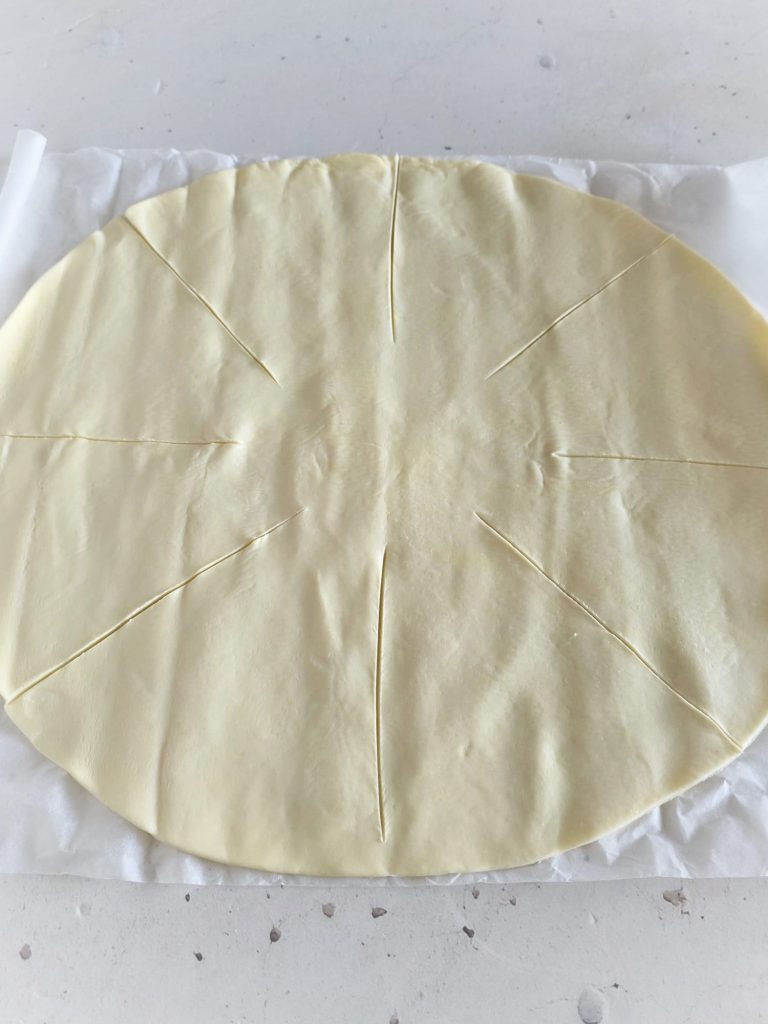 Étoile de pâte feuilletée