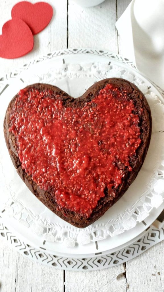 Garniture compote framboises