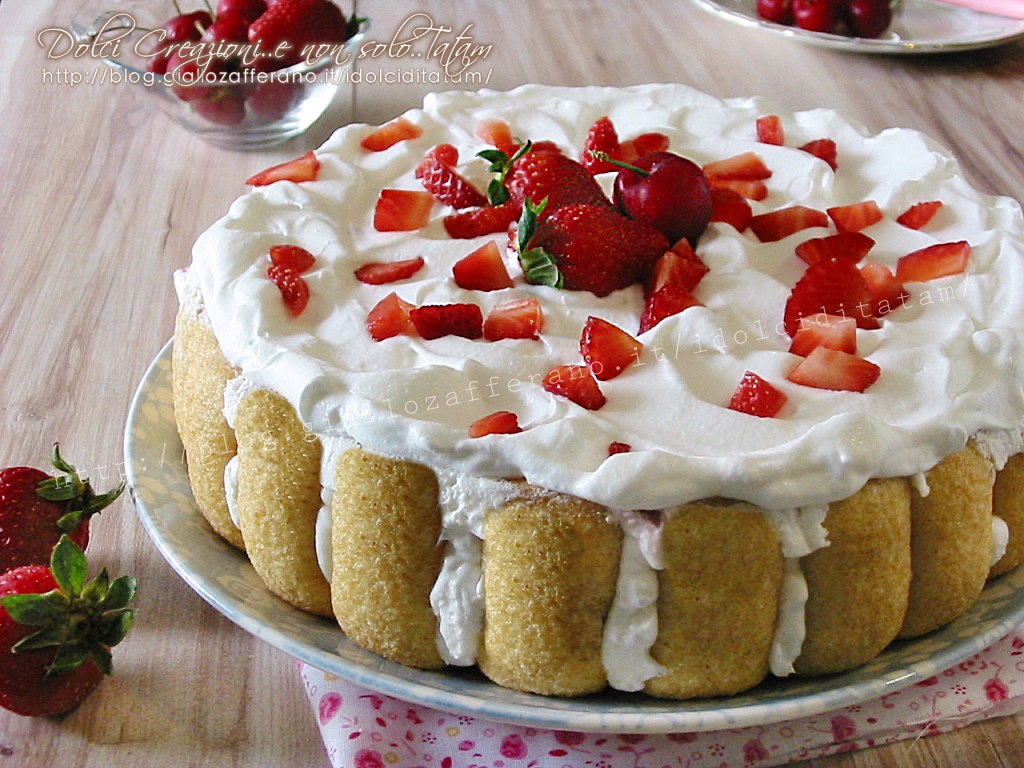 Gâteau froid aux fraises