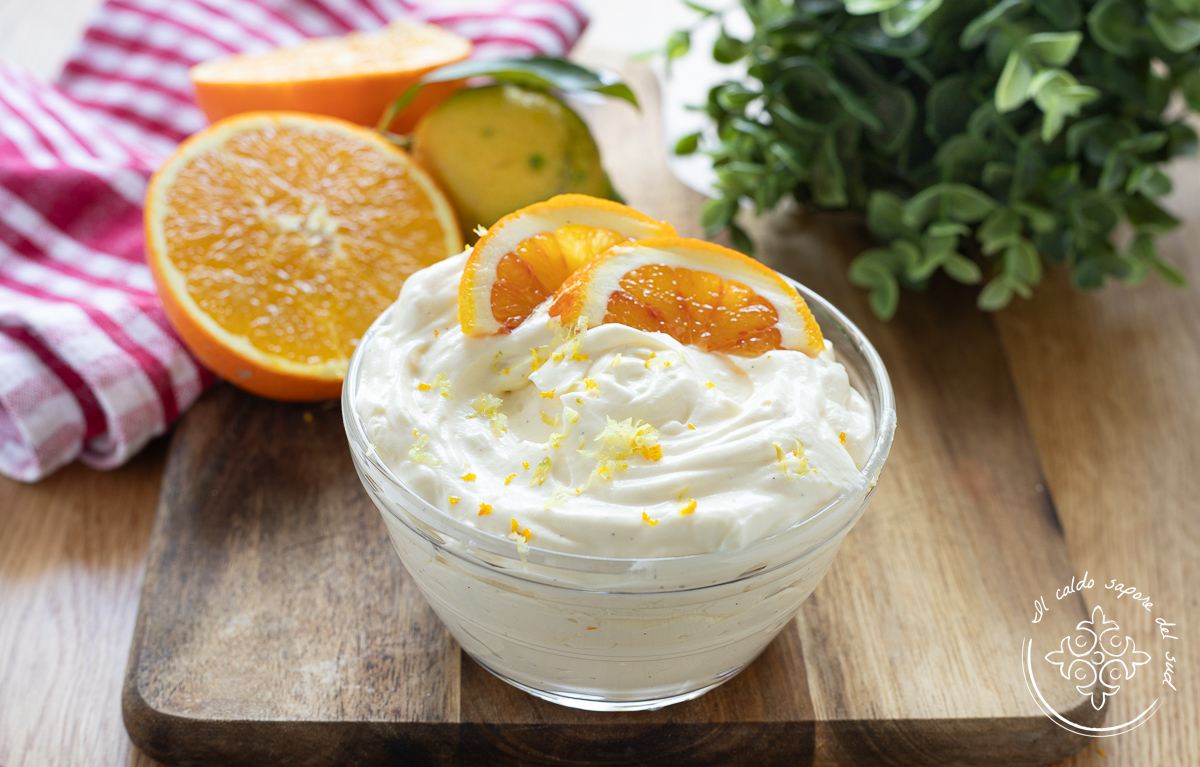 Crème au mascarpone aux agrumes