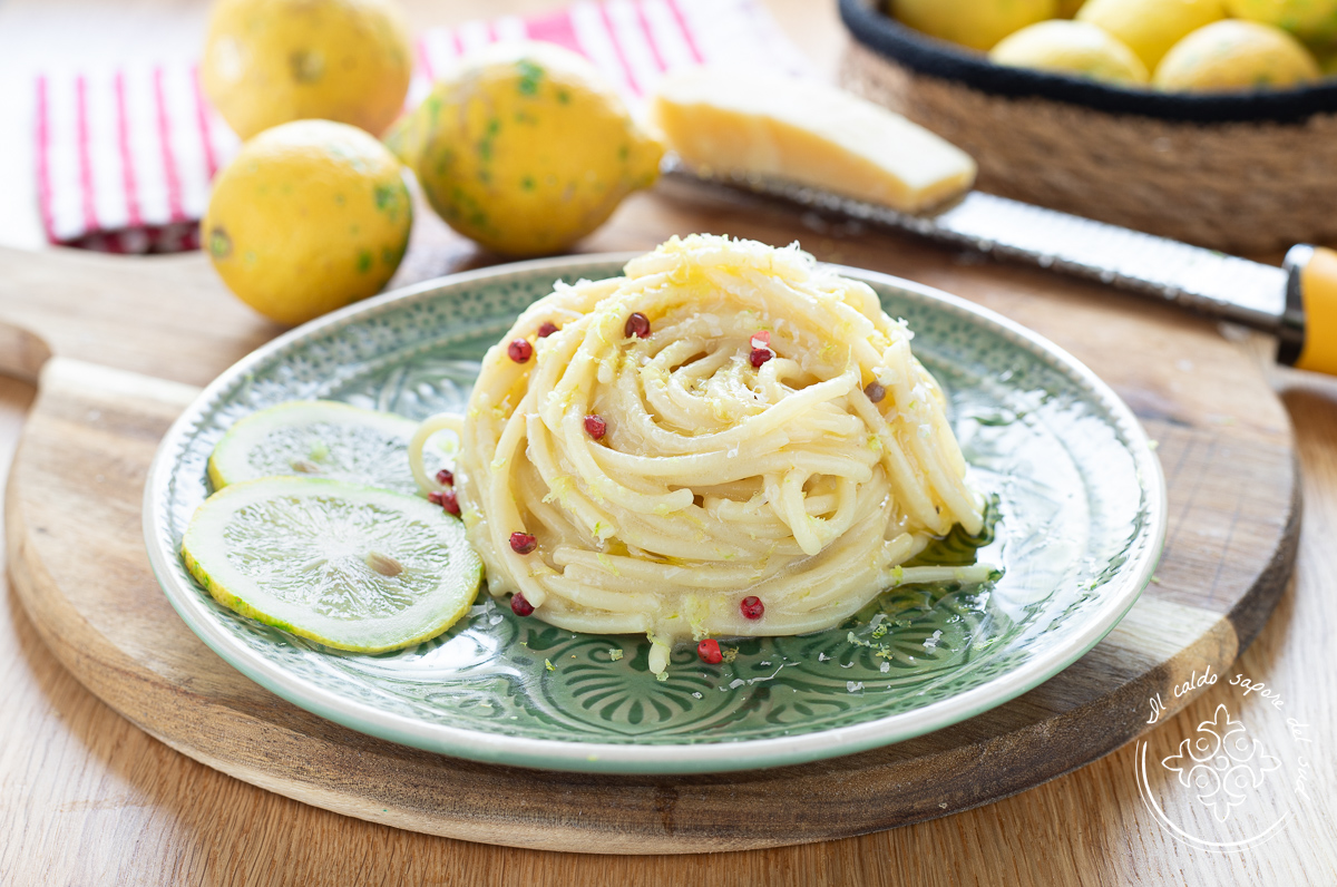 Pâtes au beurre, citron et parmesan