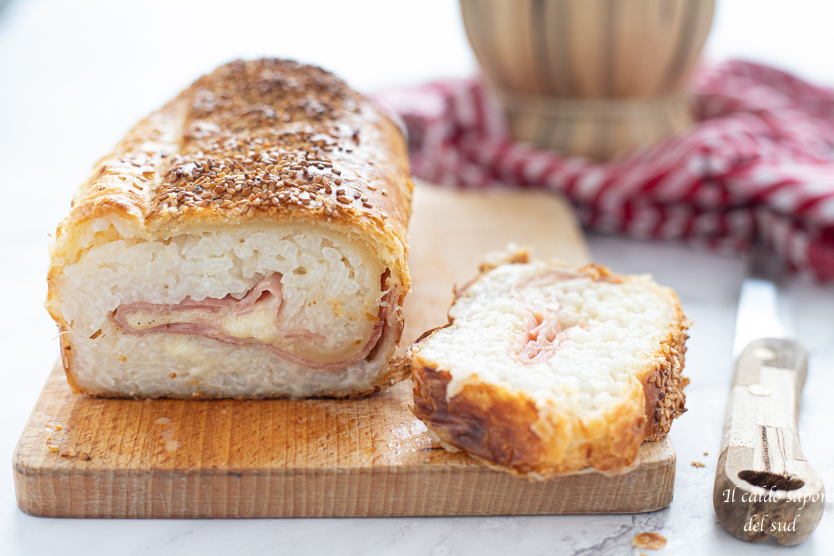 Risotto en croûte de pâte feuilletée