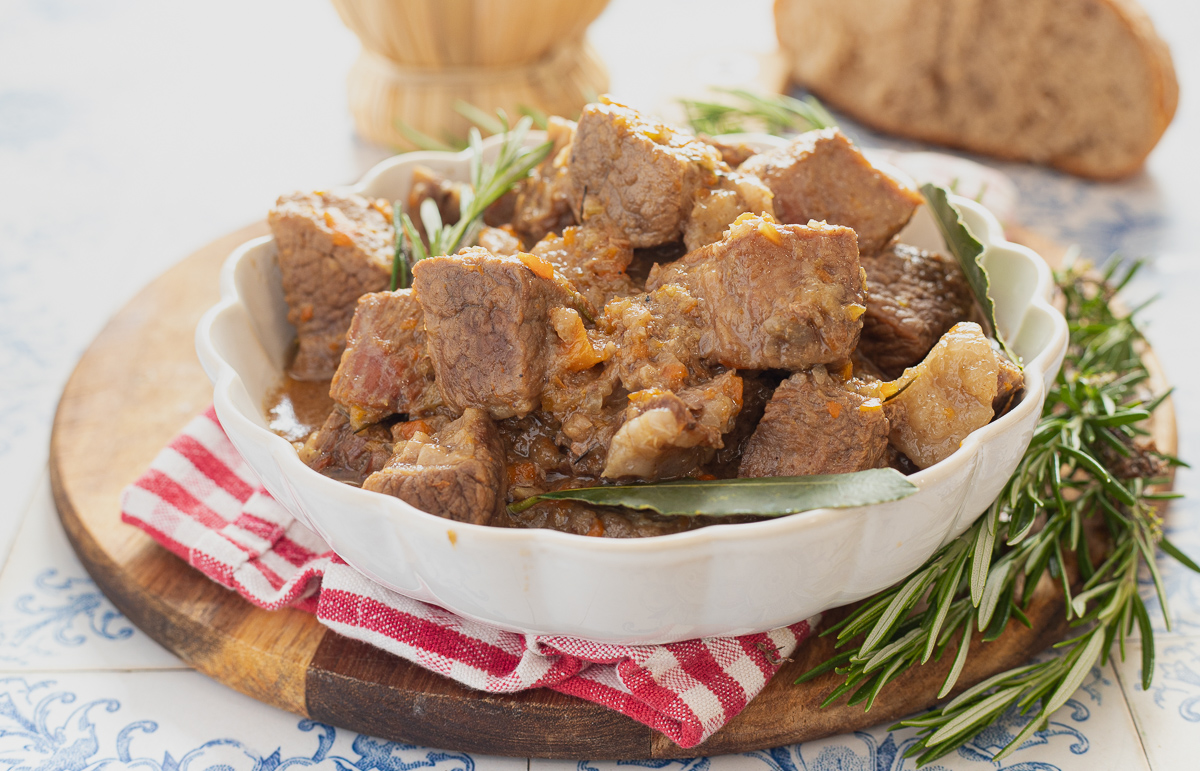 Mijoté de veau blanc à la cacciatora