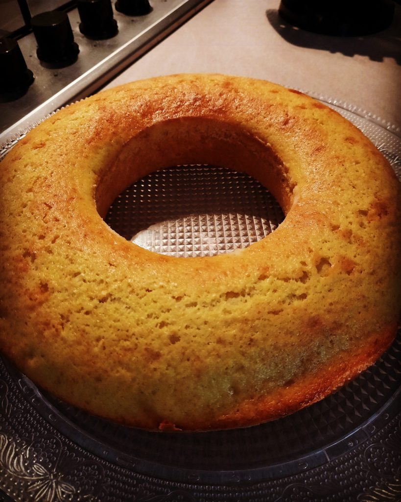 Gâteau à la banane en couronne