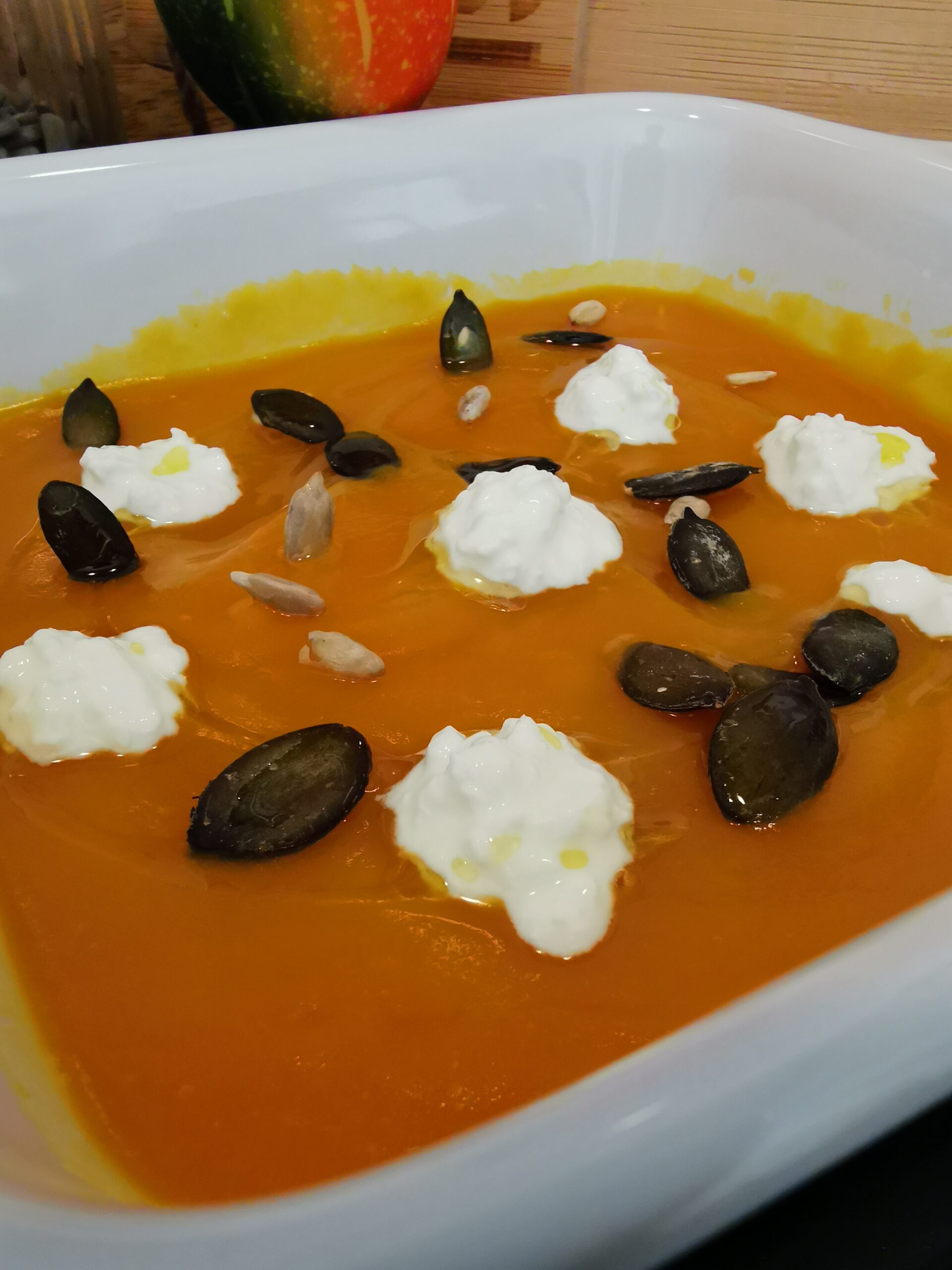 Velouté de potiron gourmand