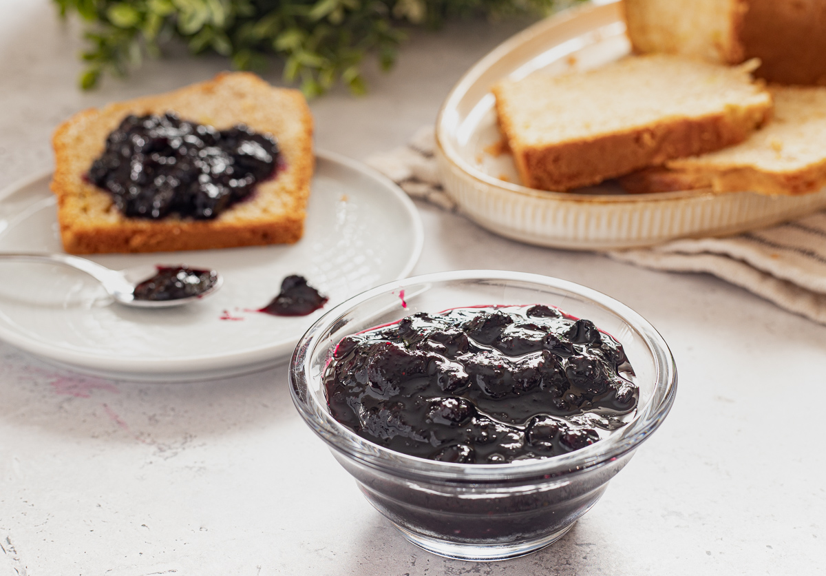 Confiture de myrtilles