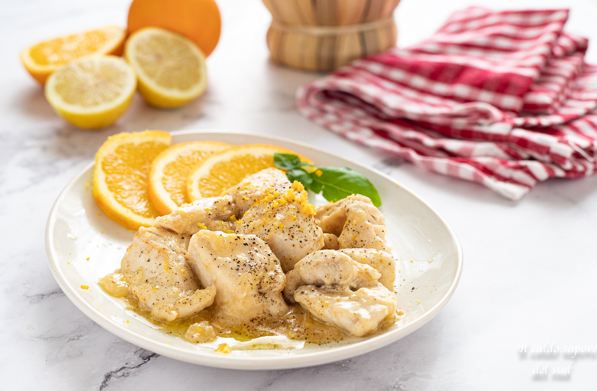 Blanc de poulet à l&rsquo;orange et au citron