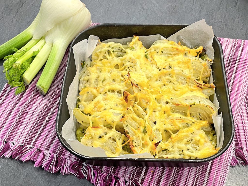 Fenouils au fromage à la friteuse à air