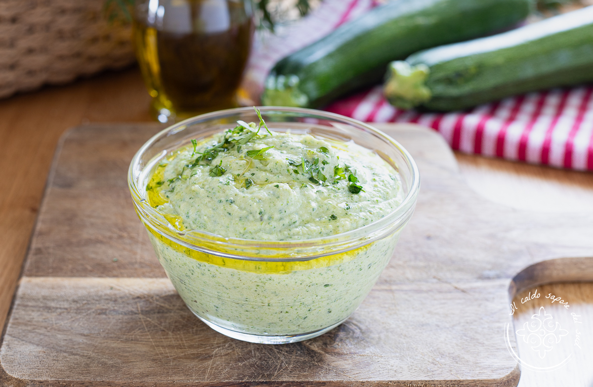 Crème de courgettes et ricotta
