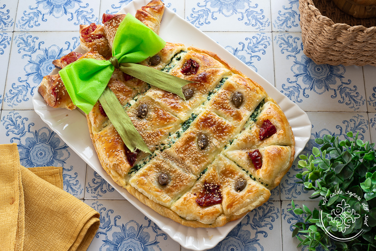 Oeuf de Pâques en pâte feuilletée