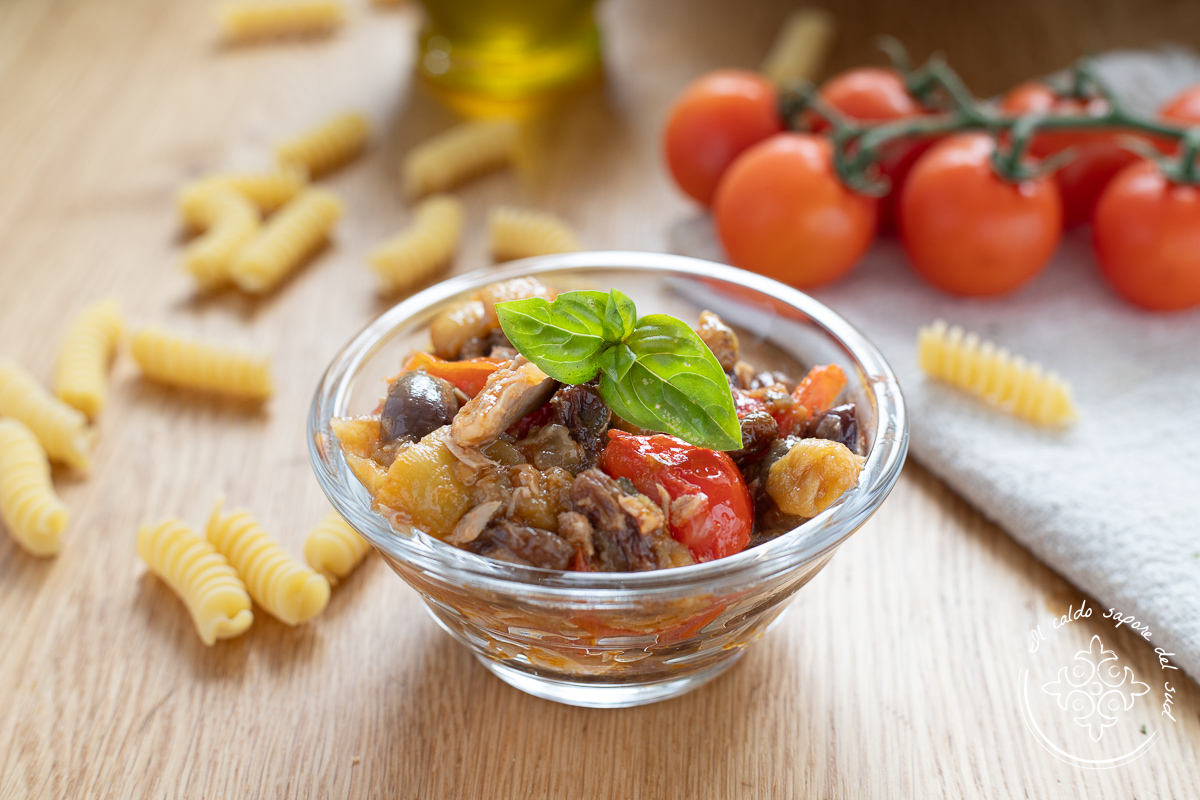 Sauce au thon et aux aubergines à la sicilienne