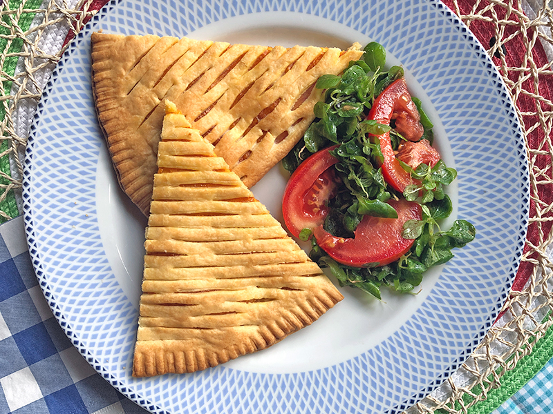 Tarte salée jambon cuit et fromage