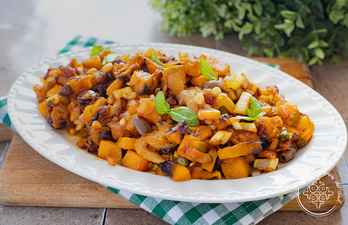 Caponata de courge à la sicilienne