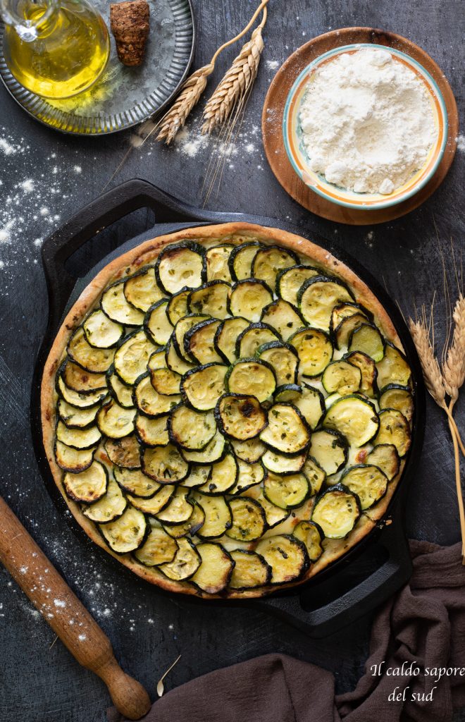 Tarte salée courgettes et pommes de terre