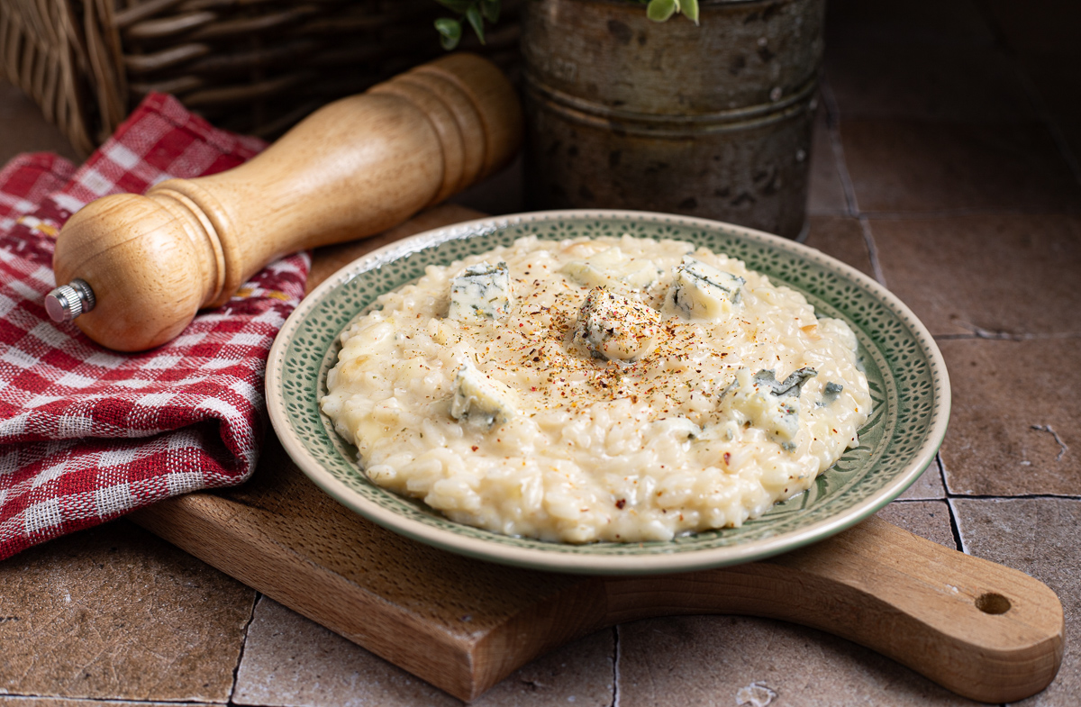 Risotto crémeux aux quatre fromages