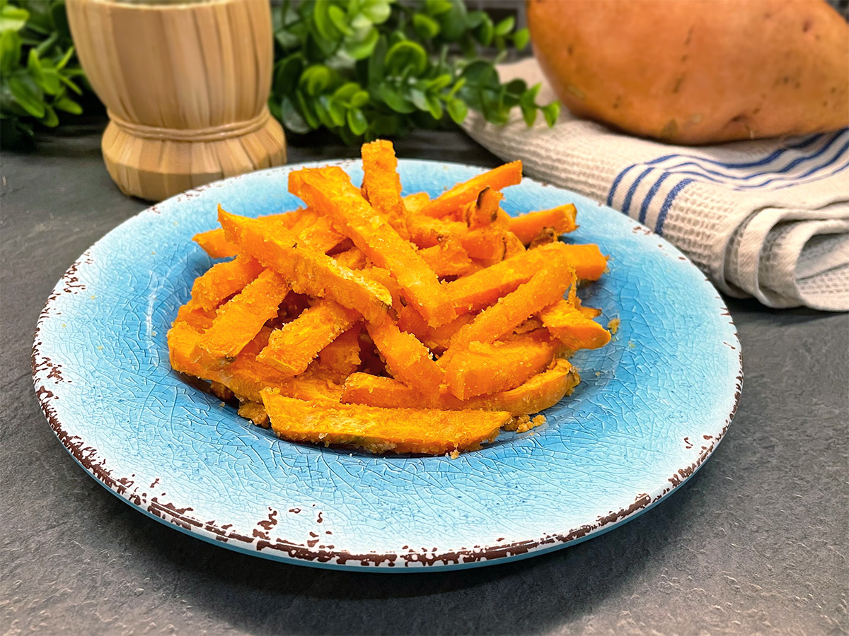 Patates douces gratinées à la friteuse à air