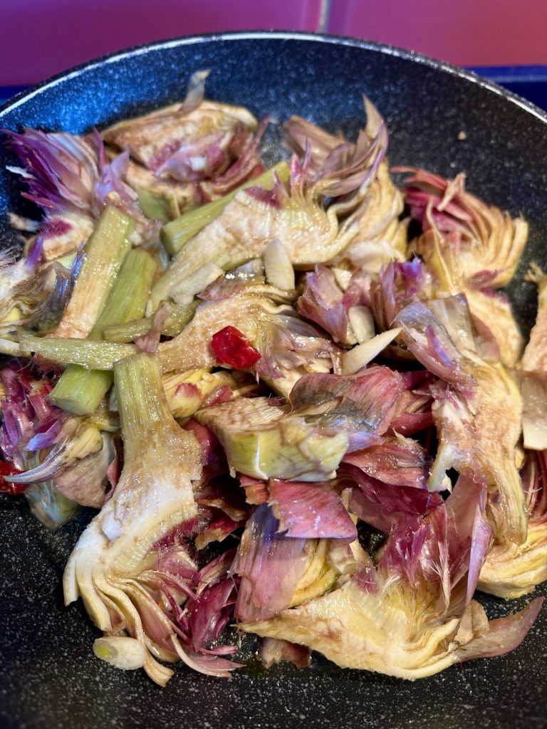 artichauts poêlés prêts