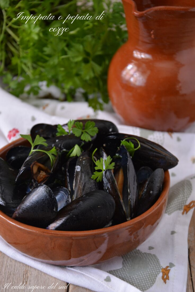 Impepata ou pepata de moules