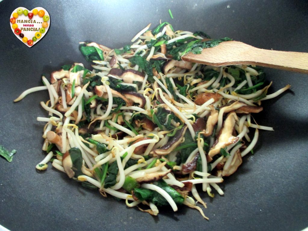 Omelette aux légumes à la chinoise, Mange sans Ventre