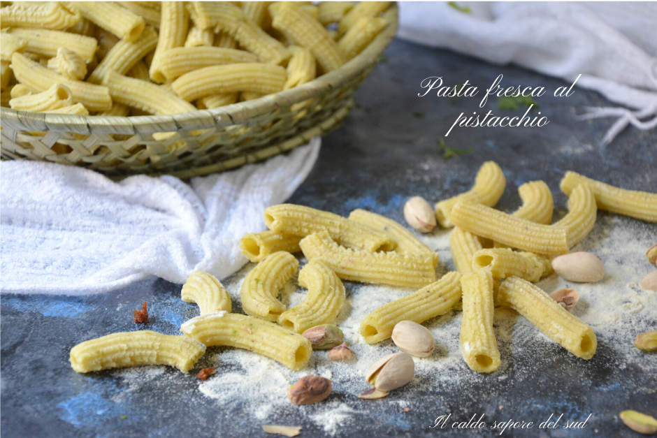 Pâtes fraîches au pistache