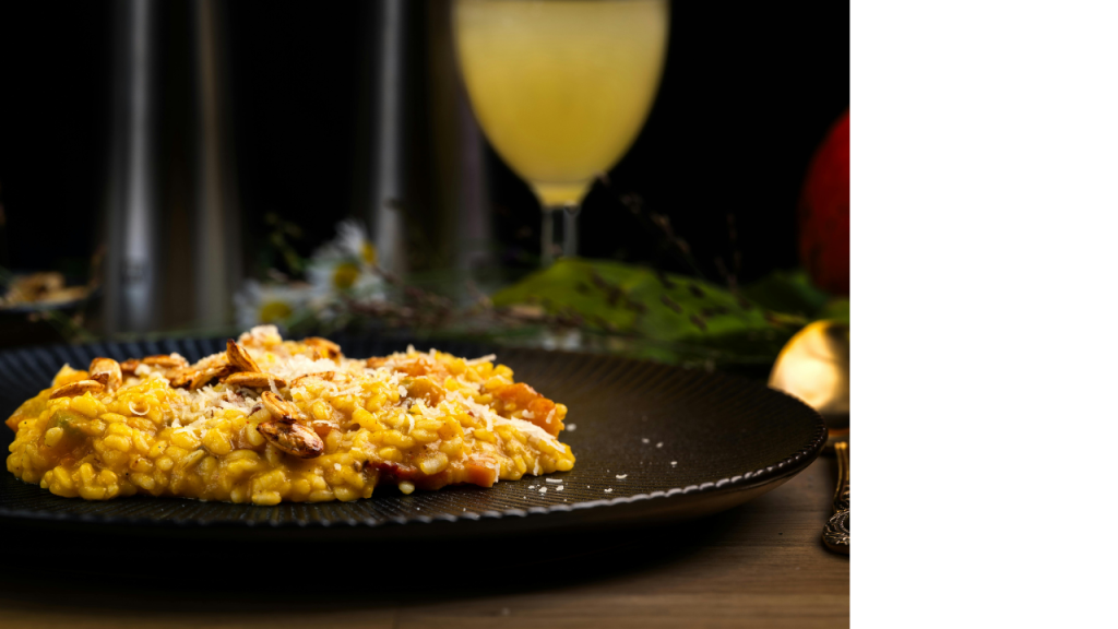 Risotto au curry en cocotte-minute