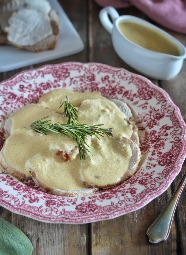 Rôti de porc au lait