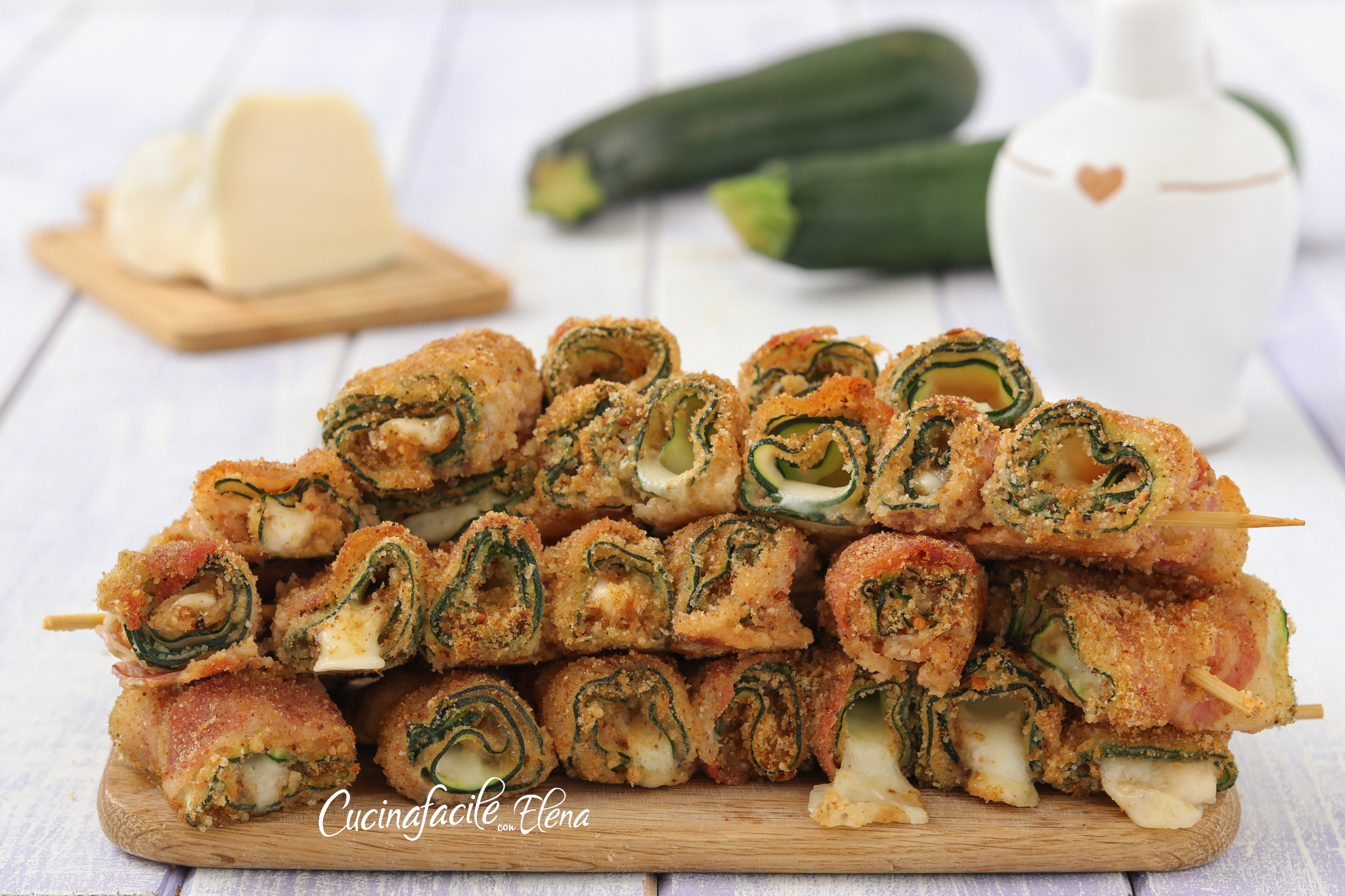 Rouleaux de courgettes et bacon