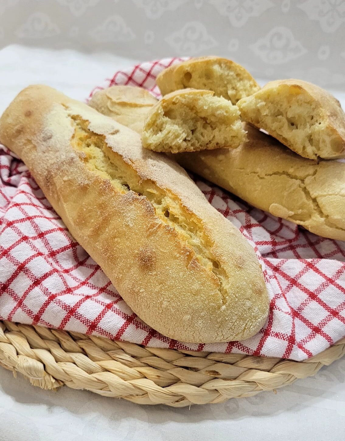 Ciabattines (ou Petits Pains) au Airfryer