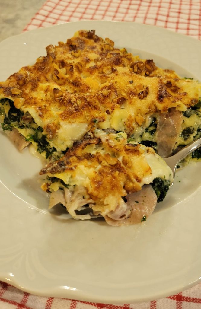 Lasagnes aux Épinards et Speck à la Friteuse à Air