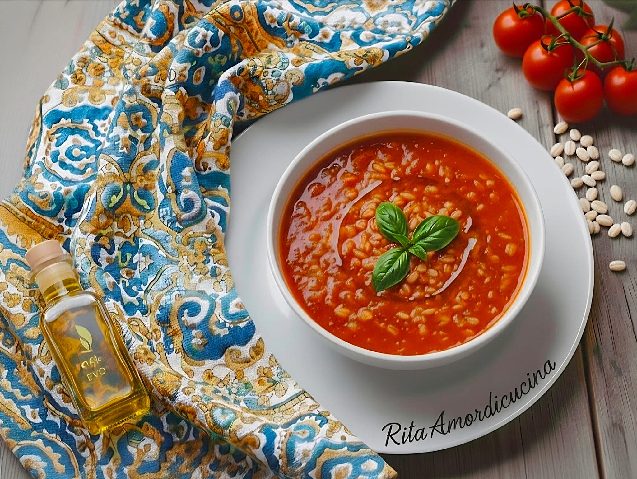 Soupe d&rsquo;orge perlé à la tomate