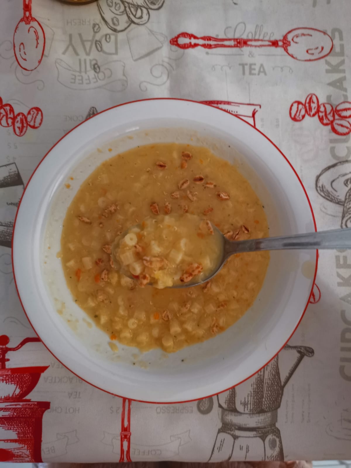 Soupe de lentilles corail