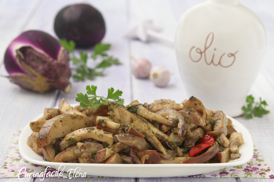 Aubergines marinées