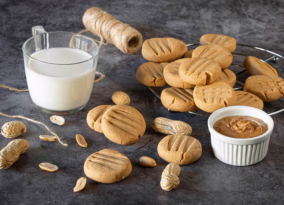 Biscuits au beurre de cacahuète prêts en 15 minutes
