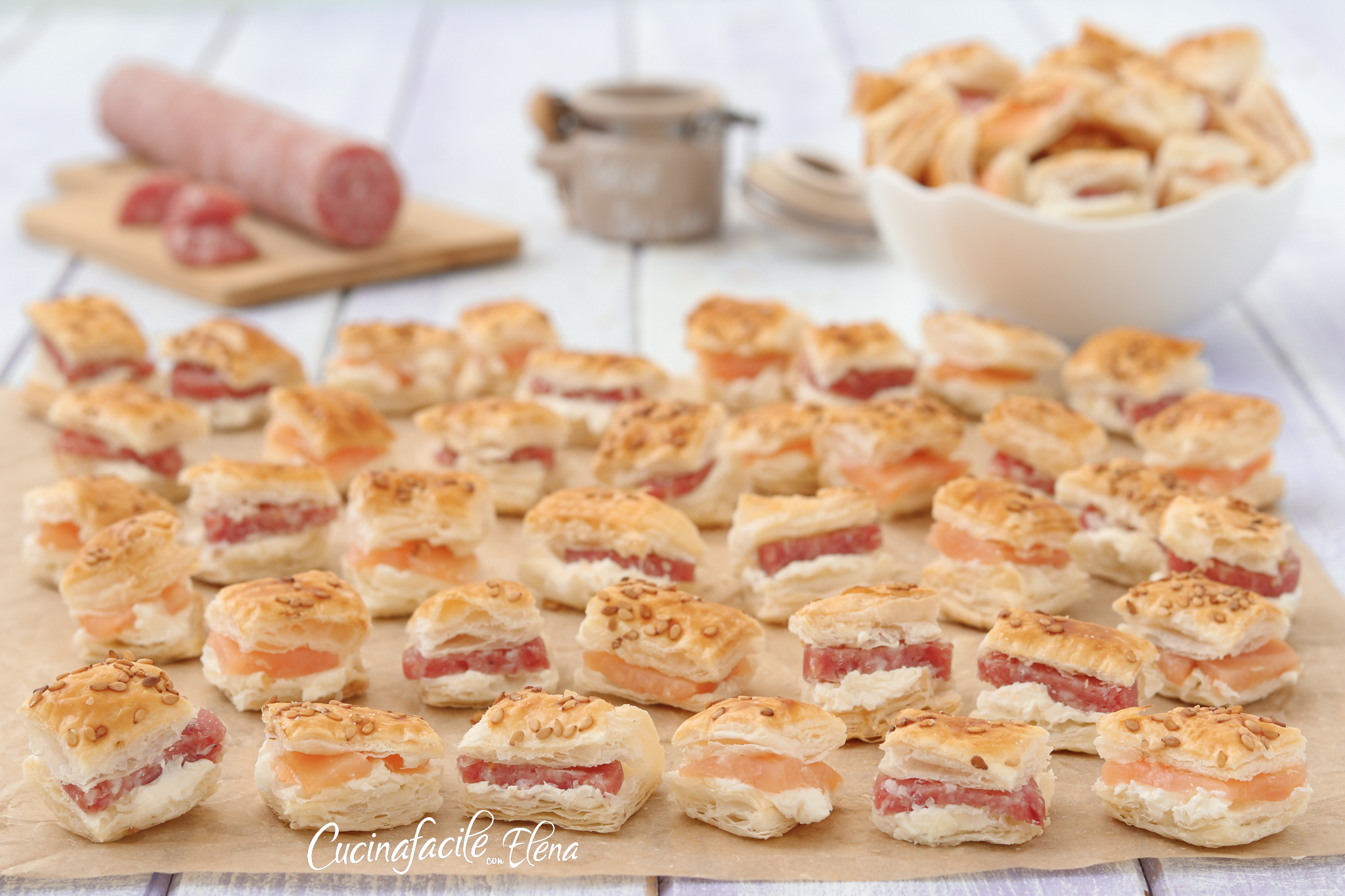 Bouchées de pâte feuilletée