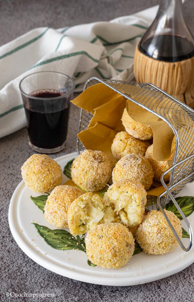 boulettes de morue et pommes de terre