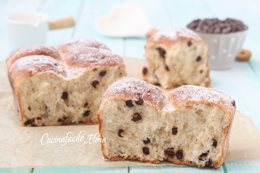 Brioche à la ricotta avec pépites de chocolat