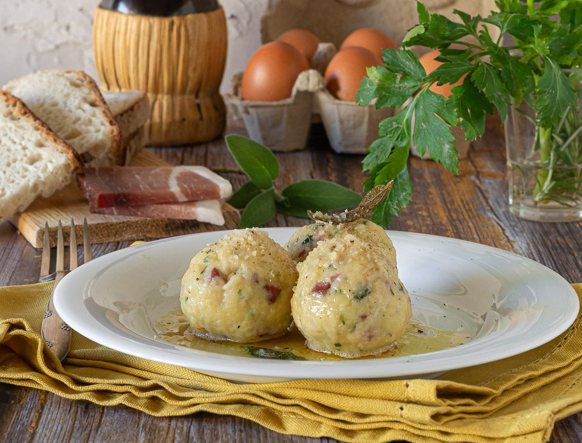 Canederli au speck