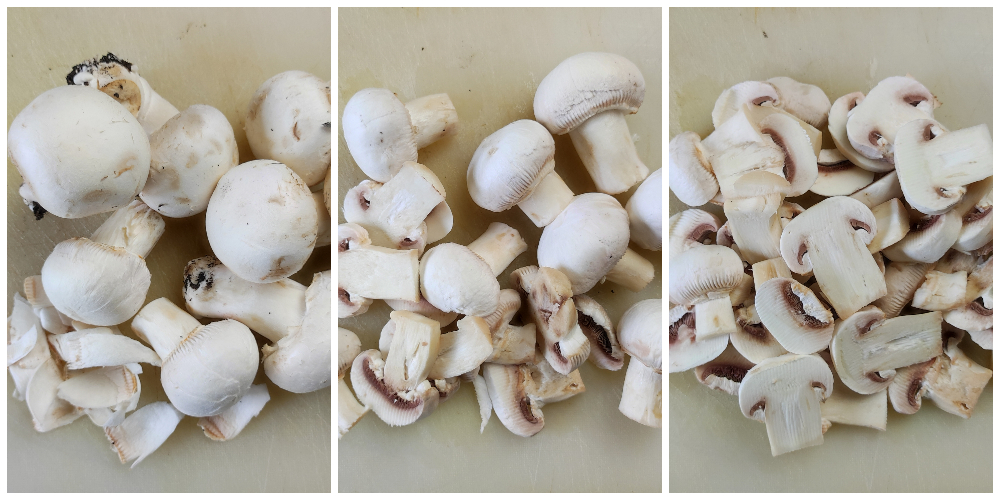 champignons croustillants au four