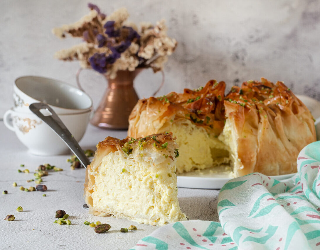 Cheesecake avec pâte filo