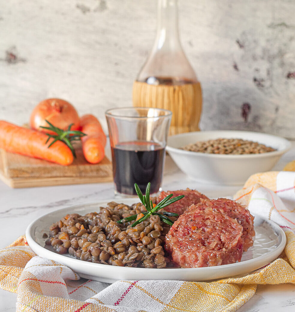 Cotechino aux lentilles