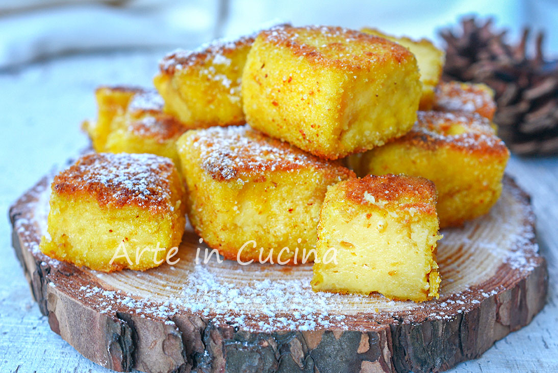 Crème frite ou créminis recette des Marches