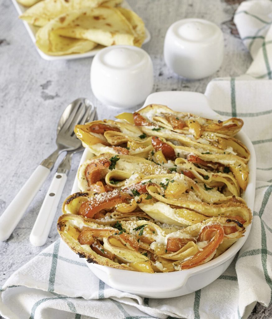 crespelles aux poivrons