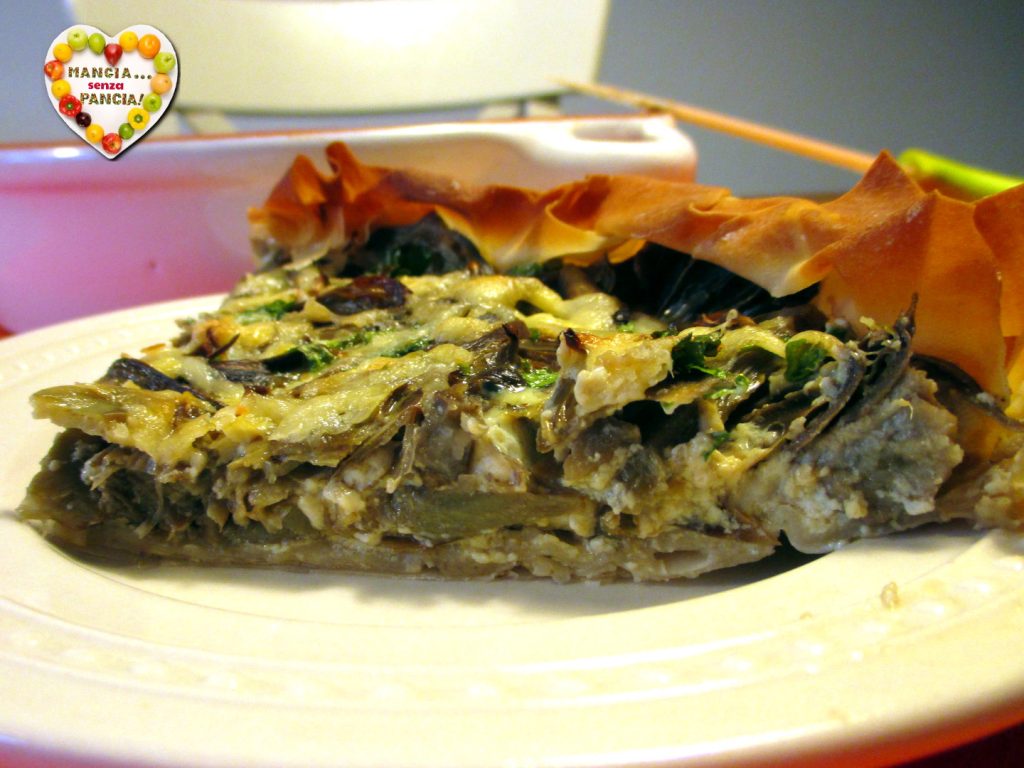 Quiche aux artichauts et fromage, Mange sans Ventre