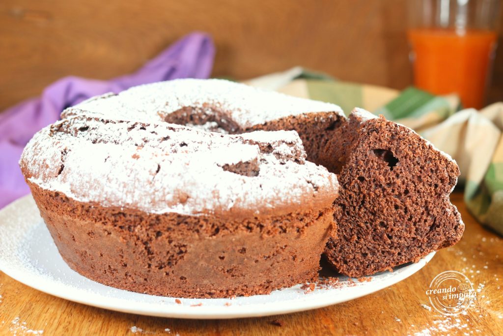 gâteau à l'eau et cacao