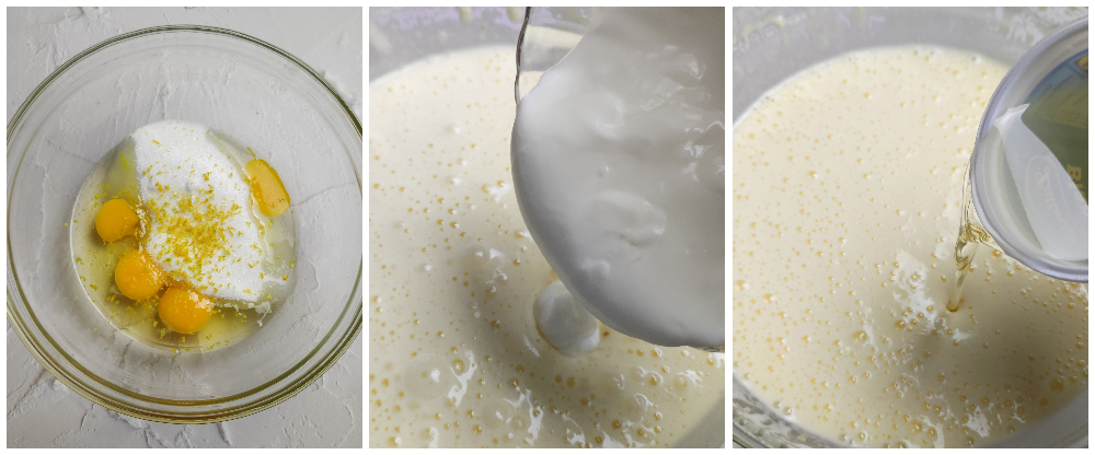 ciambella al limone e mirtilli