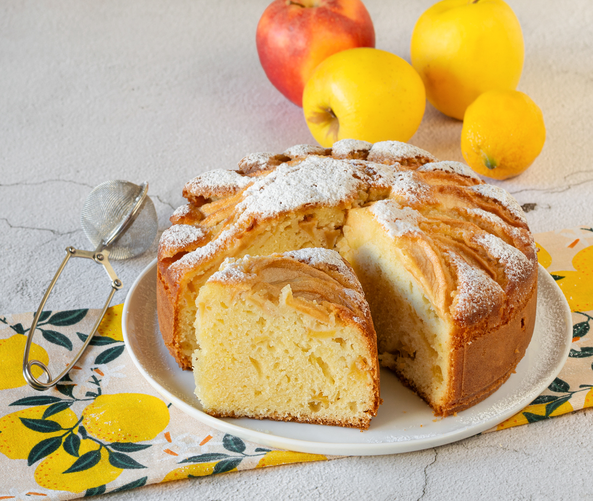 Gâteau aux pommes et citron