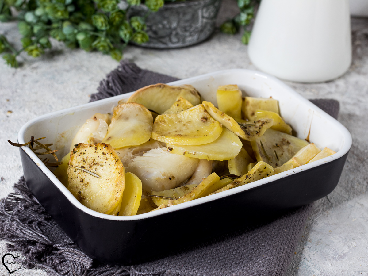 LOTTE AU FOUR AVEC POMMES DE TERRE