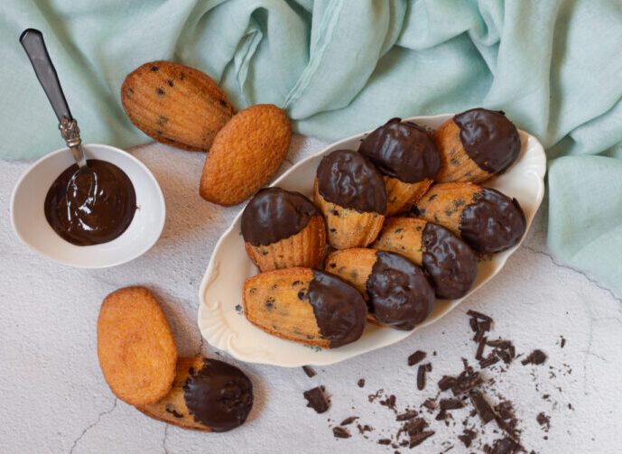 Madeleines aux pépites de chocolat