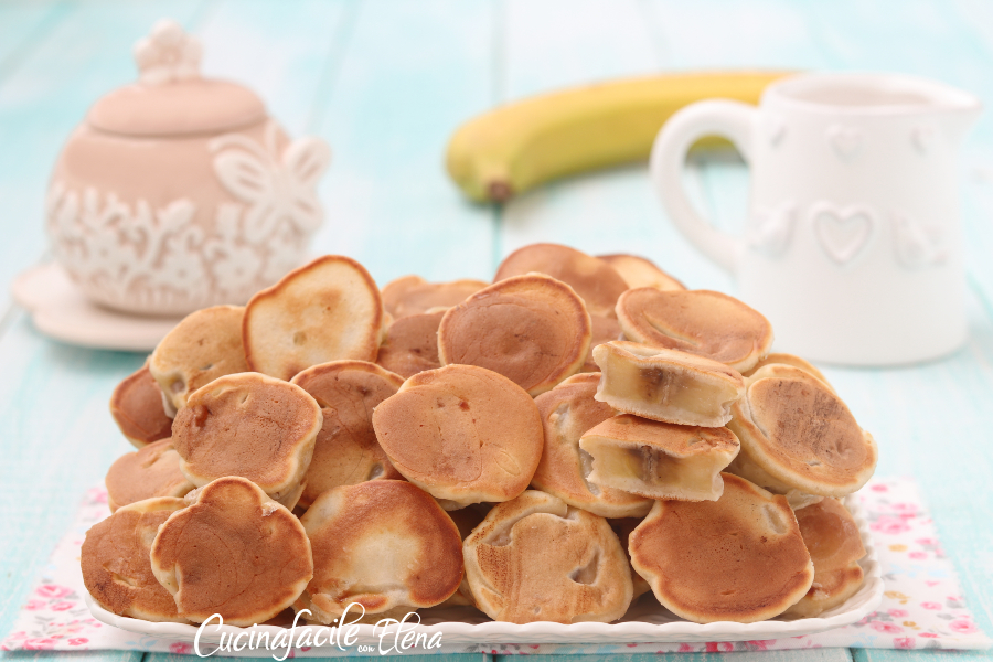 Mini pancakes à la banane