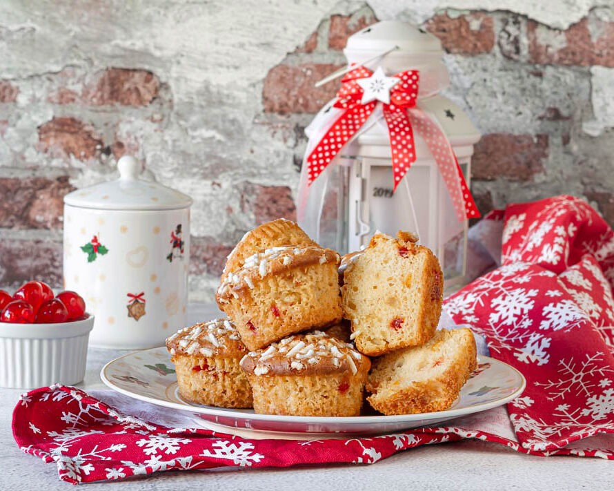 Muffin aux fruits confits